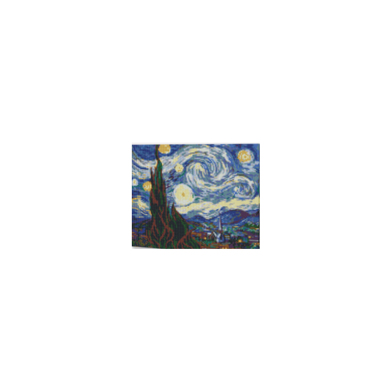 KIT DIAMOND PAINTING NOCHE ESTRELLADA - VAN GOGH 30X40